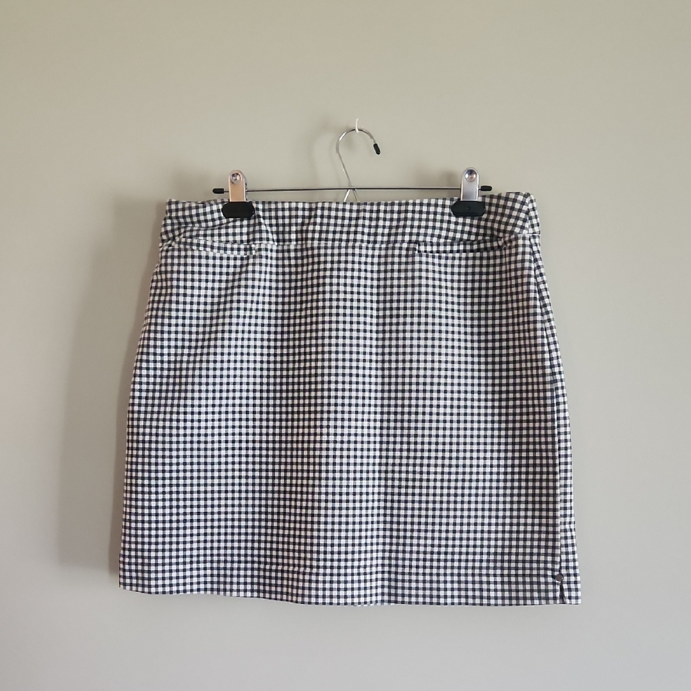 Christopher & Banks Prep Gingham Skort Size 14